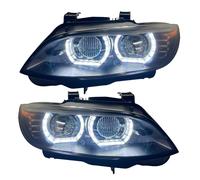 Pair LHD Black 3D xenon Headlights for BMW 3 Series Coupe Cabrio E92 E93 2006-10