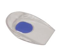 PAIR Medium Gel Heel Cups - UK Size 6-8 - Ergonomic Soft Heel Support Cushion