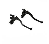 Pair Motorcycle Brake Clutch Levers Black Fits For Honda CG 125 Aluminum Alloy Motorbike Brake & Clutch Lever Cable Front Brake