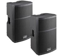 Pair of 10" Powered Speakers with 500 Watt Internal Amplifier