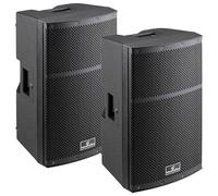 Pair of 12" Powered Speakers with 500 Watt Internal Amplifier