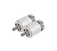Pair of 12 Volt Motor for Peg Perego Kids Ride on Car, 12V Replacement Gearbox Motor for Peg-Perego for John-Deere for Ground Force Tractor for Dual Force Truck Power Loader Power Pull