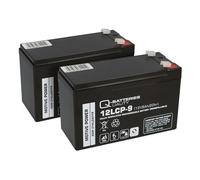 Pair of 12v 9ah HD Stairlift Batteries 12LCP-9