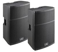 Pair of 15" Powered Speakers with 500 Watt Internal Amplifier