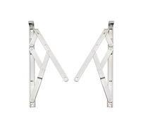Pair of 17mm x 8" inch Top Hung Window Stays/Friction Hinges - Designed to Stay Open in Any Position Due to Friction, for uPVC or Aluminium profiled Windows (209mm).