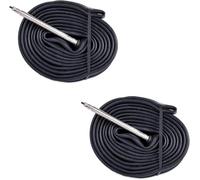 Pair of 2 Air Chambers 700 x 18 / 25C with French Presta Valve 80 mm Road Racing Bike Fixed Bike Wheel Cover