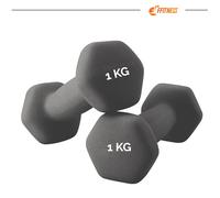 Pair Of 2 Dumbbells Gym Weights Pilates Yoga Home Non-Slip Neoprene