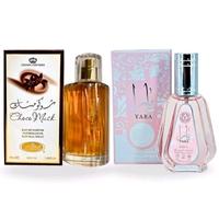 Pair of 2 Eau de Parfum - Choco Musk 50ml & Yara 50ml | Long Lasting Unisex Travel Perfume for Women & Men | Chocolate Musk, Floral, Sandalwood & Vanilla Fragrance