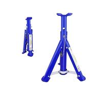 Pair of 2 Ton Heavy Duty Axle Jack Stands, Foldable Foldinng Floor Lifting Fixed Base Axle Stands for Car Van, Adjustable Range of 11-16 Inch, 4 Adjustable Height Lift Car Axle Jack Stands
