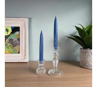 Pair of 20cm Dinner Candles (China Blue)