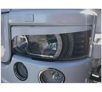 Pair of 2x Evil Eye ABS Plastic Headlight Eyebrows Trim Compatible with Scania R 2010-2016