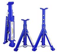Pair of 3 Tonne Heavy Duty Axle Stands for Car Van, Ratcheting Axle Stand Adjustable Height 11.4-16 inch, 2pcs Axle Jack Holding Stands for Raising Vehicles