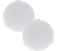 PAIR of 4" Mini Low Profile Ceiling Speaker 8 OHM 2 Way Compact Mount Slim Line Loops Multi One Size