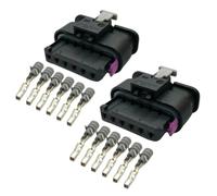 Pair of 6 Pin Rear Tail Light Replacement Repair Connectors for BMW 1' 2' 3' 4' Series
