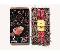 Pair of 8" (20cm) Dressed Spell Candles | Beeswax | Herbs & Flowers | Hand-Rolled | Witchcraft | Pagan | Wiccan (Love)