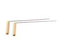 Pair of 99.9% Pure Copper Dowsing Rods for Divination Groundwater Detection Utility Line Mapping and Rare Earth Material Prospecting
