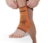 Pair of Ankle Compression Support Sleeves For Achilles Tendon and Ankle Sprains - XL