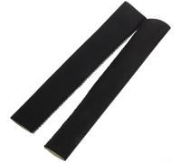 Pair of anti slip paddle fin covers for surfboards and paddle boats designed to protect hands and secure paddles (Black)