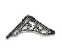 Pair of Antique Cast Iron Victorian Style Heritage Shelf Brackets - 125mm x 125mm