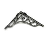 Pair of Antique Cast Iron Victorian Style Heritage Shelf Brackets - 180mm x 200mm