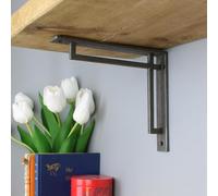 Pair of Art Deco Cast Iron Shelf Bracket - 190mm x 250mm