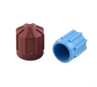 Pair of Automotive Air Conditioning Valve for R134a Systems Low Pressure Ac Dust Covers Plastic Sealing Compatible Having Aircon Service
