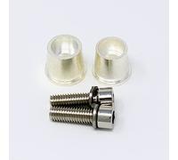 Pair of battery posts with hex socket head M8 bolts designed for batteries with M8 bolt terminals