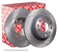 Pair of Rear Brake Disc Fits KIA Cee’d Proceed Blue Print ADG043195