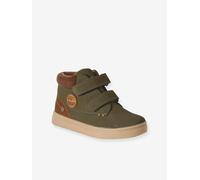 Pair of boys boots with straps khaki