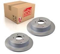 Pair of Brake Disc Fits Mitsubishi Grandis OE MR955407 Febi 108444