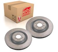 Pair of Brake Disc Fits Porsche OE 95B615601D Febi 173026