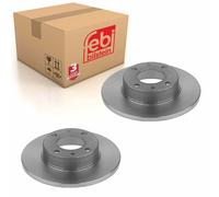 Pair of Brake Disc Fits Seat Ibiza 2 Malaga Marbella 28 Terra Lancia Febi 10616
