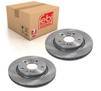 Pair of Brake Disc Fits Suzuki Swift AWD OE 5531170L00 Febi 108469