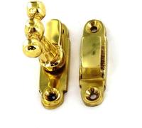 Pair Of Brass Cabinet Thumb Turn Lock Latch, 40mm