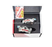 Pair of Brembo Racing Stylema Radial Brake Calipers 100mm With Pads - 220D02010