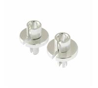 PAIR OF CABLE ADJUSTERS STANDARD TYPE 8MM THREAD CHROME
