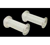 Pair Of Childrens Bike Clear Handle Bar Grips 90mm Kids Scooter Grips For 22.2mm