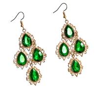 Pair of Comfortable Colorful Dangle Earrings Drops Shape Elegant for Various Styles Acrylic Party