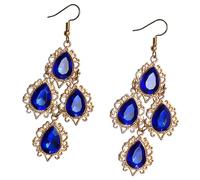 Pair of Comfortable Colorful Dangle Earrings Drops Shape Elegant for Various Styles Acrylic Party