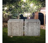Pair Of Daisy Design Garden Seats / Garden Benches