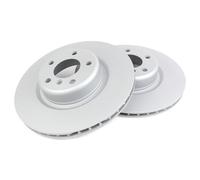 Pair of Delphi BG4786C Rear Coated Brake Disc for Jaguar F Pace Land Rover Range