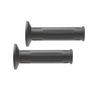 PAIR OF DOMINO FOR BMW STYLE OPEN BLACK GRIPS WITH DISPLAY CONTROL RING
