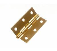 Pair of Door Loose PIN Butt Hinges EB Brass Plated 75MM (3 inch)