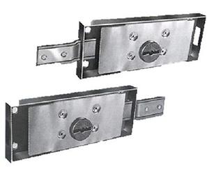 Pair of Double Side Lock (Right + Left) for Roller Shutter Reinforced Deadbolt