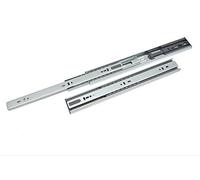 Pair of Drawer Runners with Spring Catch Mechanism Full Extension Height 45mm Length 300mm