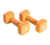 Pair of dumbbells Pure2Improve neoprene 2x 4Kg One size
