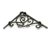 Pair of Dutch Style Brackets Antique Iron 200 x 235mm / 8.0″ x 9.25″