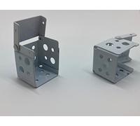 Pair of End Fitting Brackets for 25mm/1" Venetian/Wood Blind white/beige/brown (VN1010) (White)