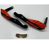 Pair Of FENIX Hand Guards OEM Circuit Carbon Orange For Universal X Moto