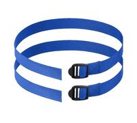Pair Of Fitness Pedal Straps - Leg Exercise Foot Bands, Elliptical Machine Grip Kit - Adjustable Hiking Strap | Under Desk Pedal, Belt Configuration